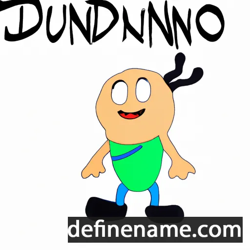 cartoon of the name Dunduñí