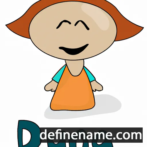 cartoon of the name Dunia