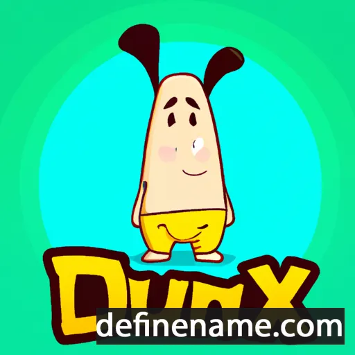 Dunixi cartoon