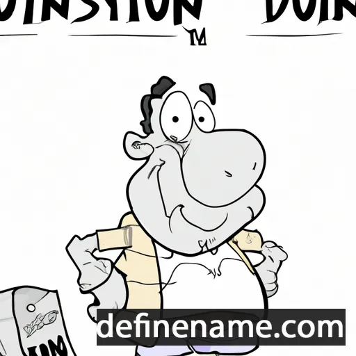 cartoon of the name Dunston