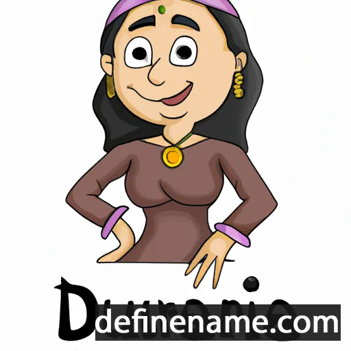 cartoon of the name Durdana