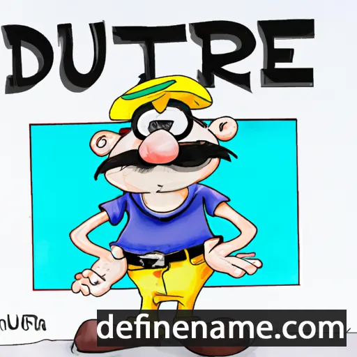 cartoon of the name Duretti