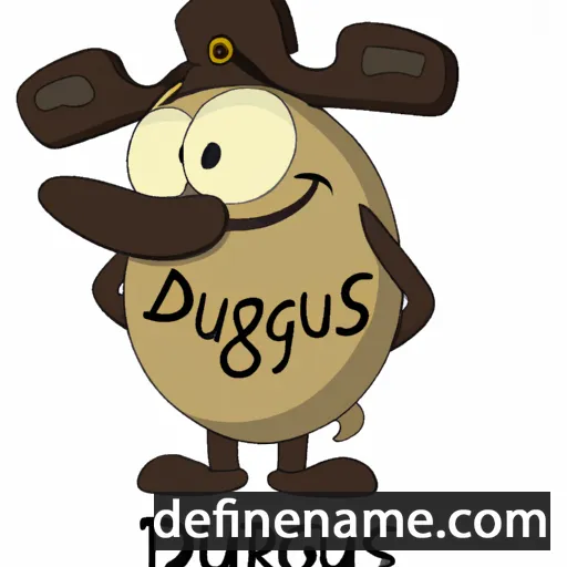 cartoon of the name Durgōš