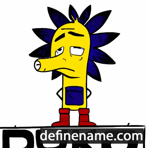 cartoon of the name Duriko