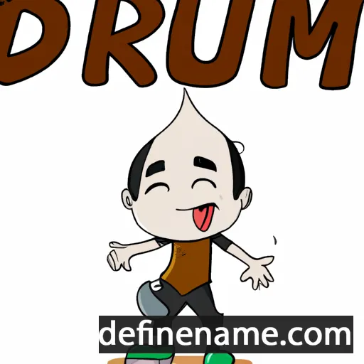 cartoon of the name Durim