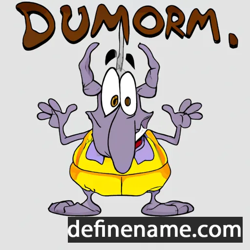 cartoon of the name Durjamol