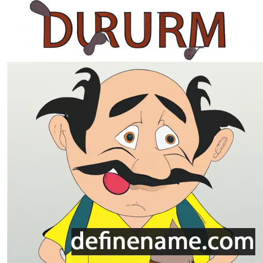 cartoon of the name Durmuş