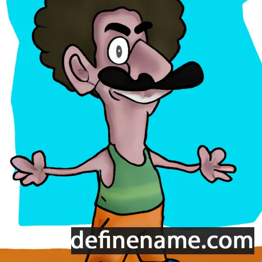 cartoon of the name Duro