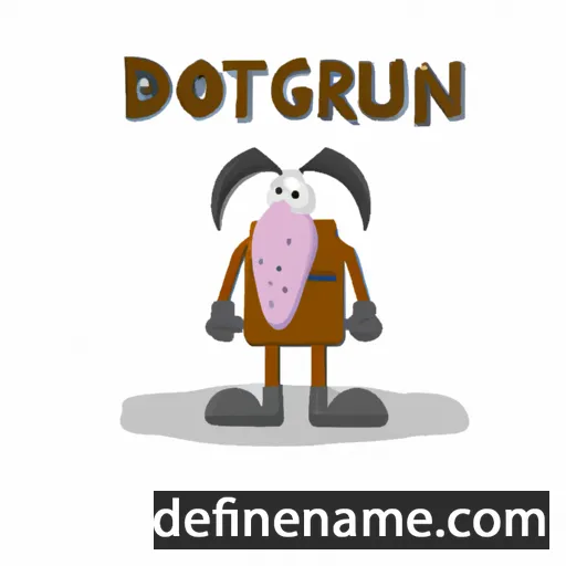 cartoon of the name Durongrit