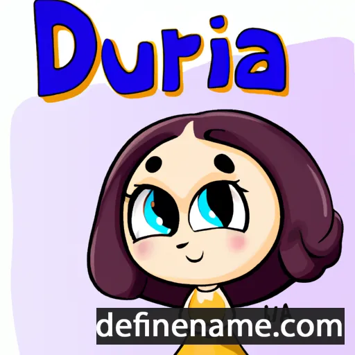 cartoon of the name Durra