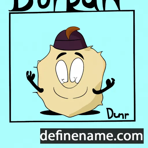 cartoon of the name Durrēn