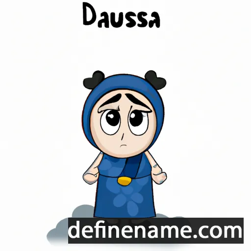 cartoon of the name Dursadaf