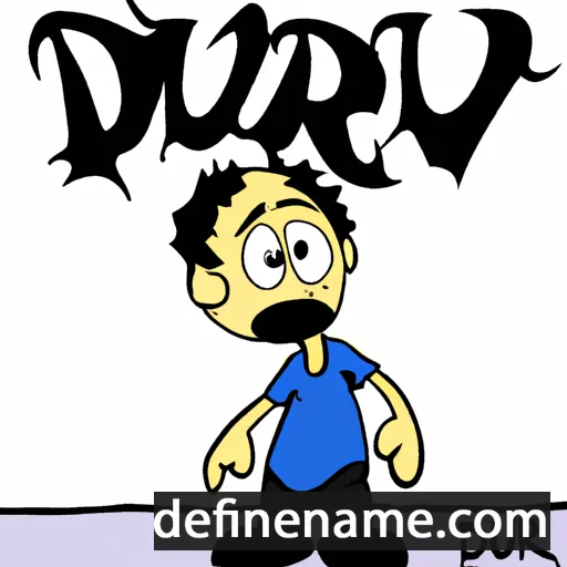 cartoon of the name Duru