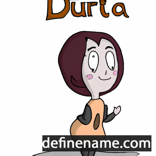 cartoon of the name Duruta