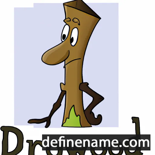 cartoon of the name Durwood