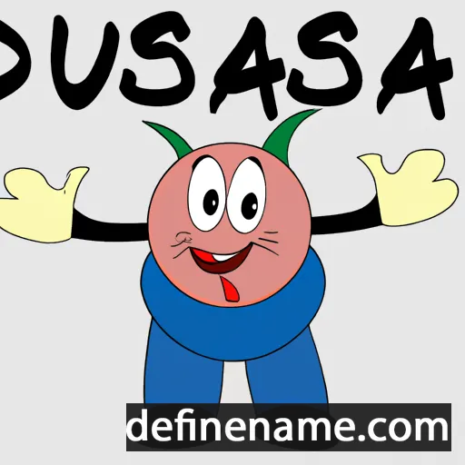 cartoon of the name Dušambay