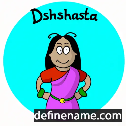 cartoon of the name Dushmantha