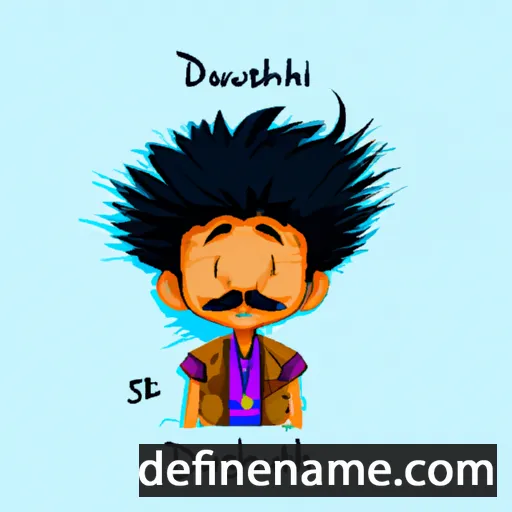 cartoon of the name Dushyanth