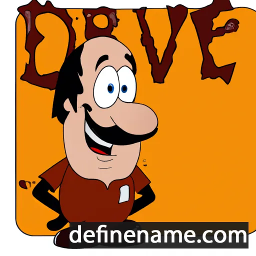 cartoon of the name Duvre