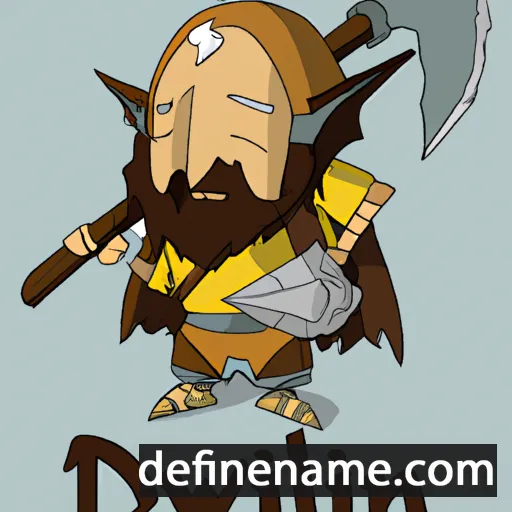 cartoon of the name Dwalin