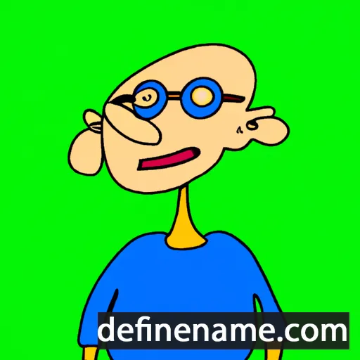 cartoon of the name Dwan