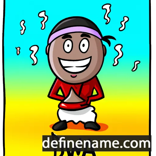 cartoon of the name Dwijaraj