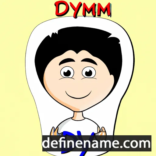 Dyami cartoon