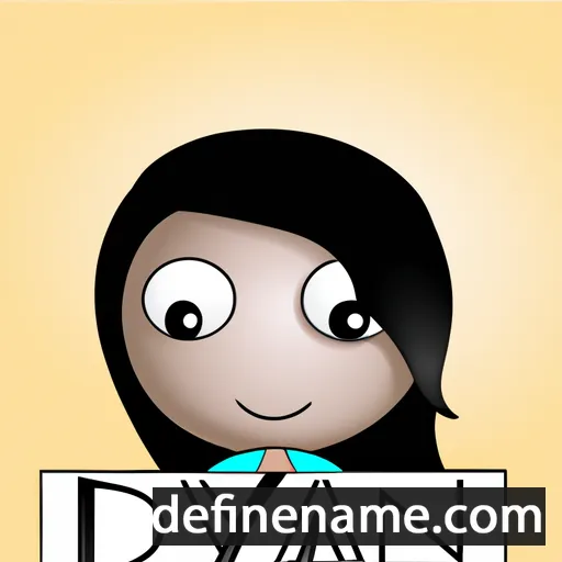 cartoon of the name Dyann