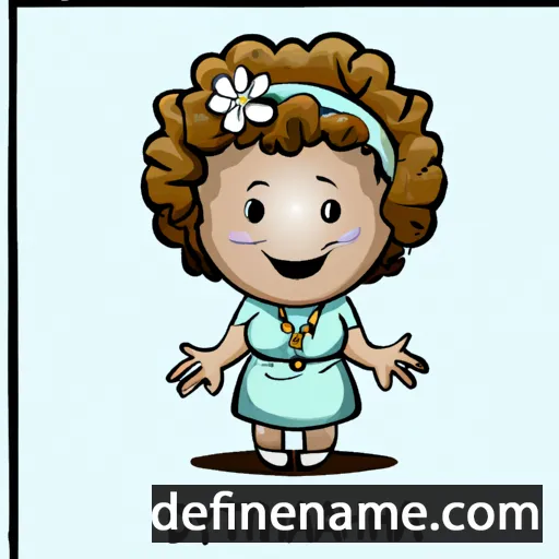 cartoon of the name Dyanthia