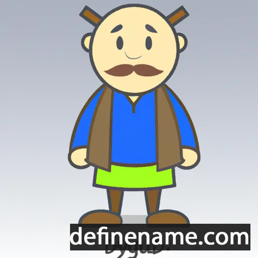 cartoon of the name Dyddgu