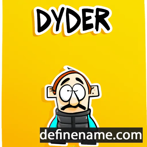 cartoon of the name Dydier