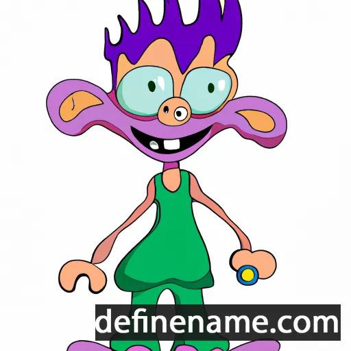 cartoon of the name Dyego