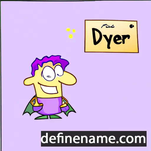 Dyfrig cartoon