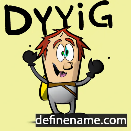 Dyggvi cartoon