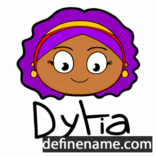 Dyhia cartoon