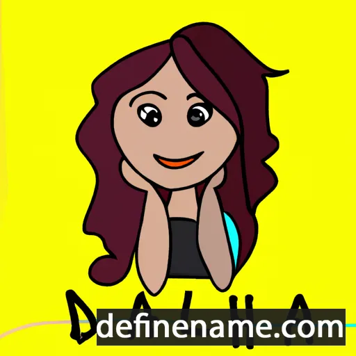 cartoon of the name Dylah