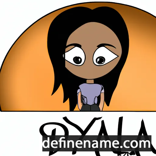 cartoon of the name Dylanda