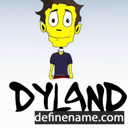 cartoon of the name Dylano