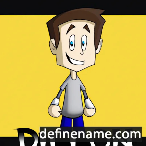 cartoon of the name Dyllon