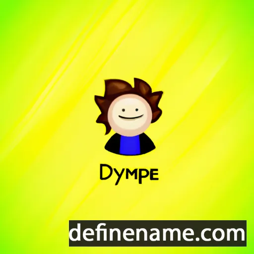 cartoon of the name Dymphy