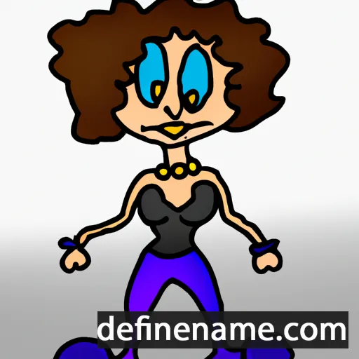 cartoon of the name Dyna