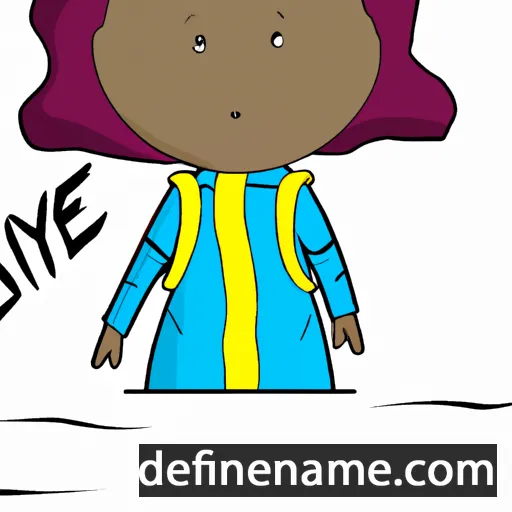 cartoon of the name Dyne