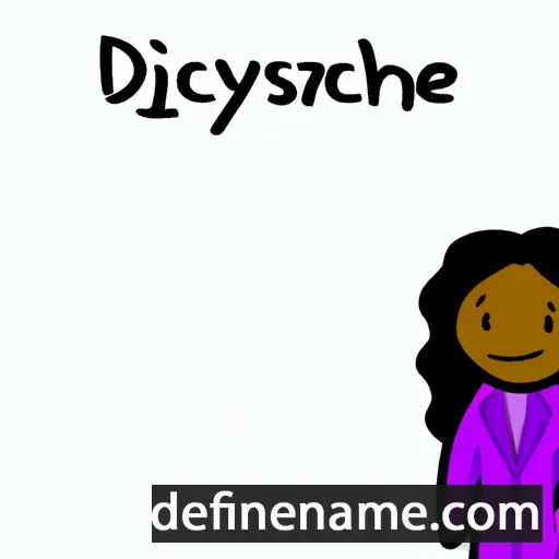 Dynechaie cartoon