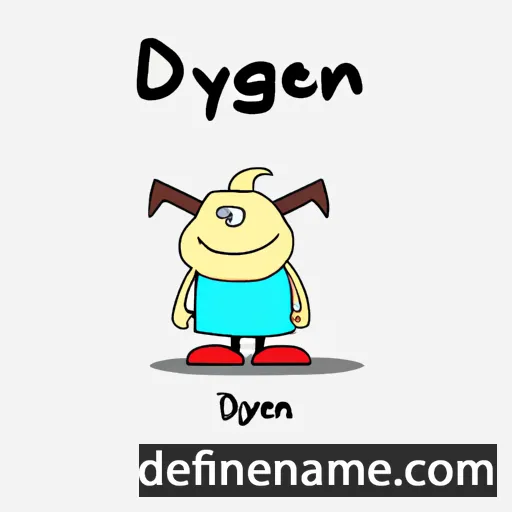 cartoon of the name Dyngen