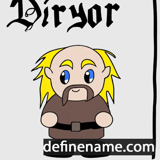 cartoon of the name Dynþór