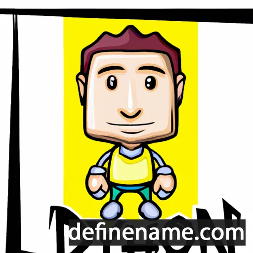 cartoon of the name Dyon