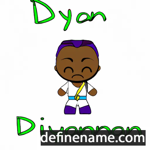 cartoon of the name Dyondzani