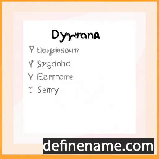 cartoon of the name Dysnomia