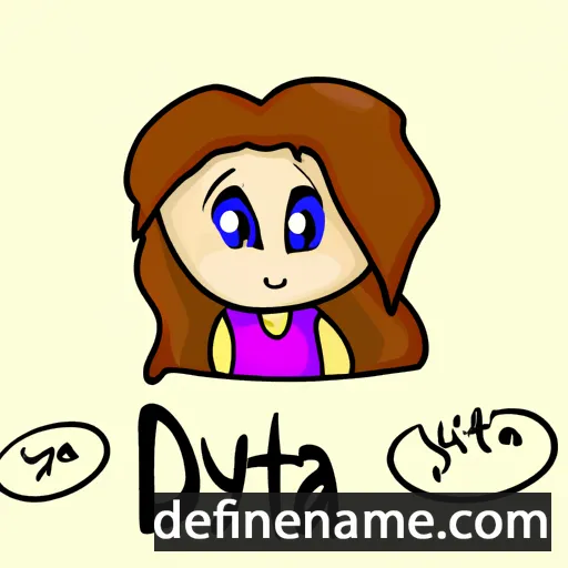 cartoon of the name Dyta