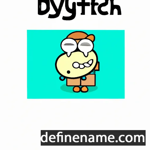 cartoon of the name Dytrych